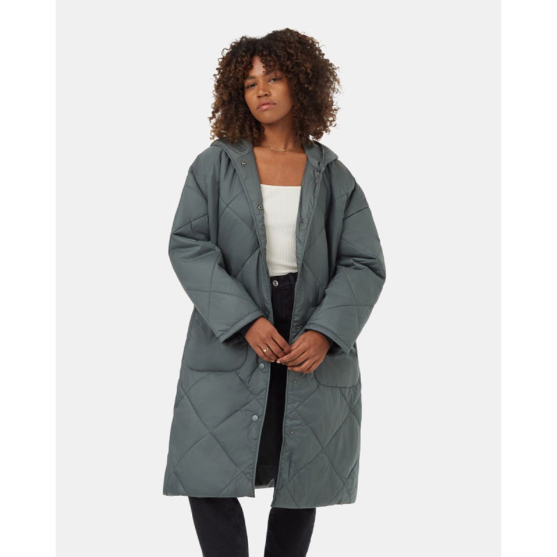 Tentree Women's Cloud Shell Quilted Hooded Jacket
