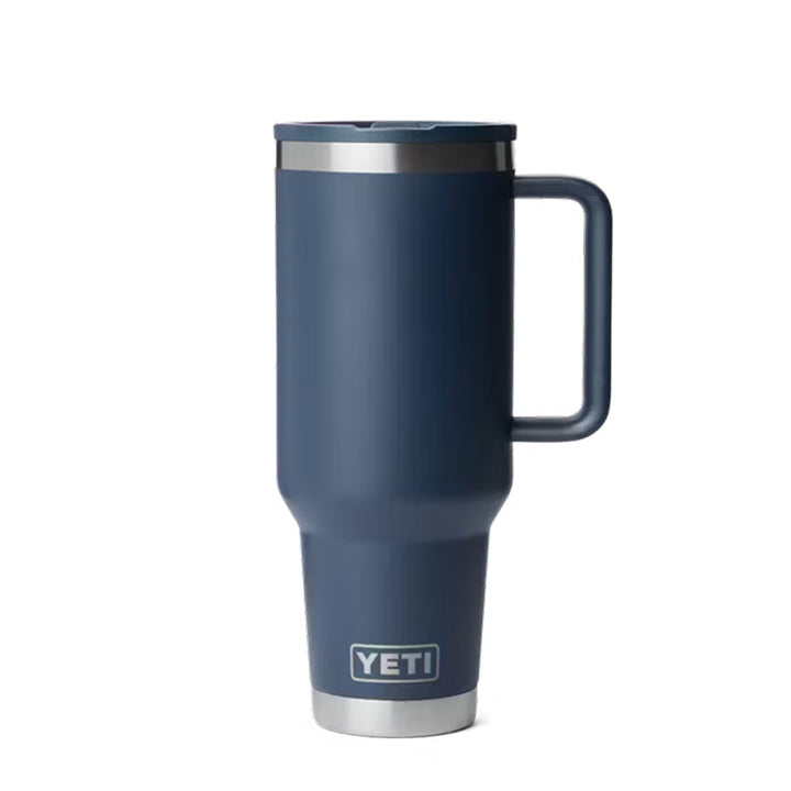 Yeti 40 oz Rambler Travel Mug with Color-Matched Straw Lid