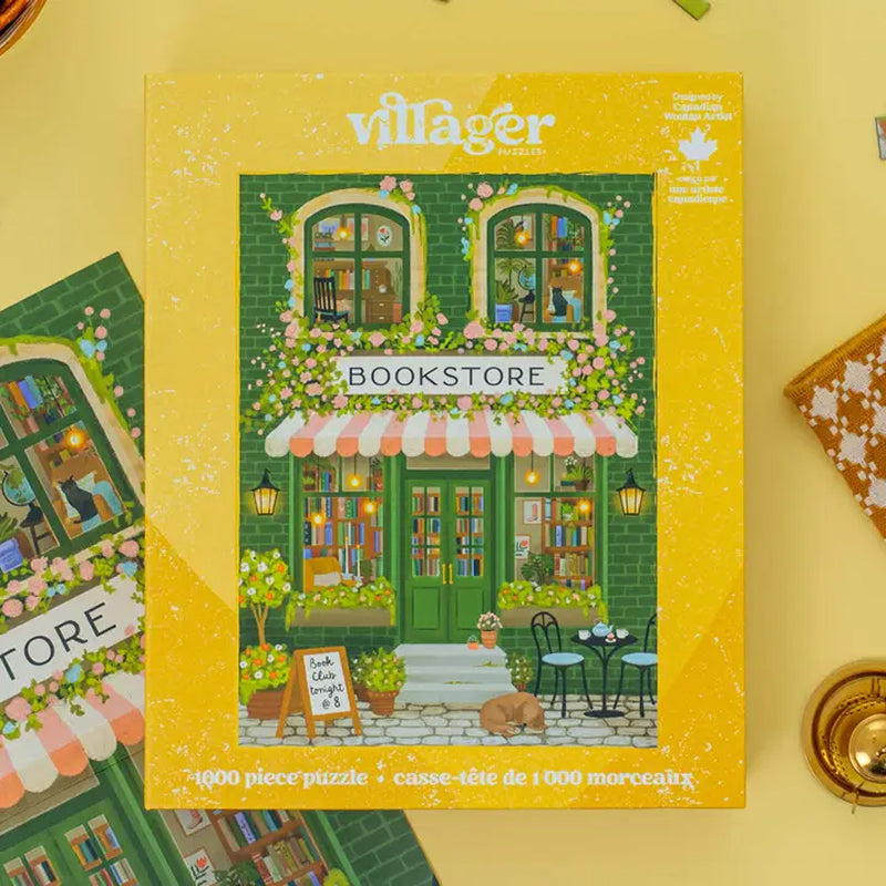 Villager Puzzles - Emerald Bookstore | 1000-Piece Puzzle