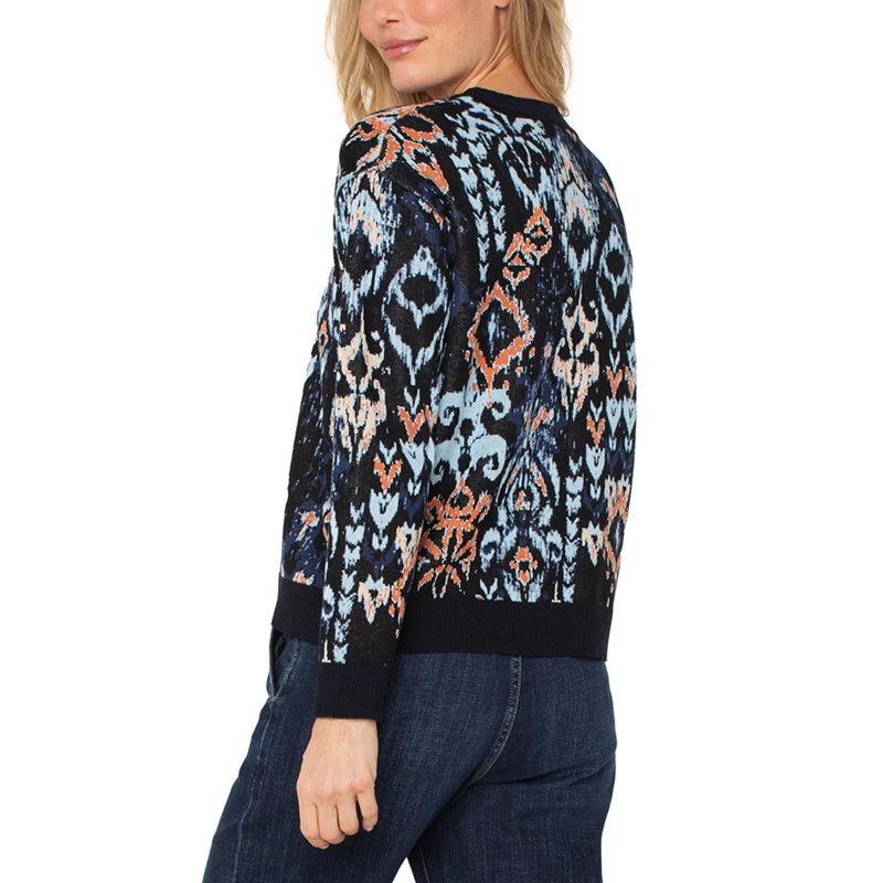 Liverpool Long Sleeve Crew Neck Dropped Shoulder Sweater