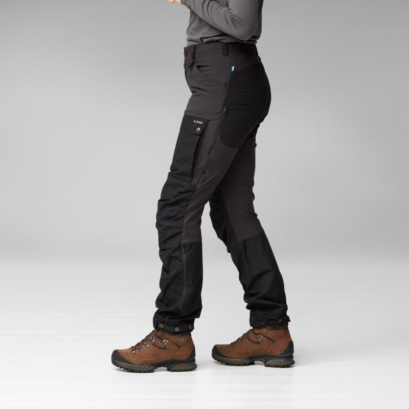 FJÄLLRÄVEN Pantalon Keb courbé pour femme Regular - Marron bois / Châtaigne 