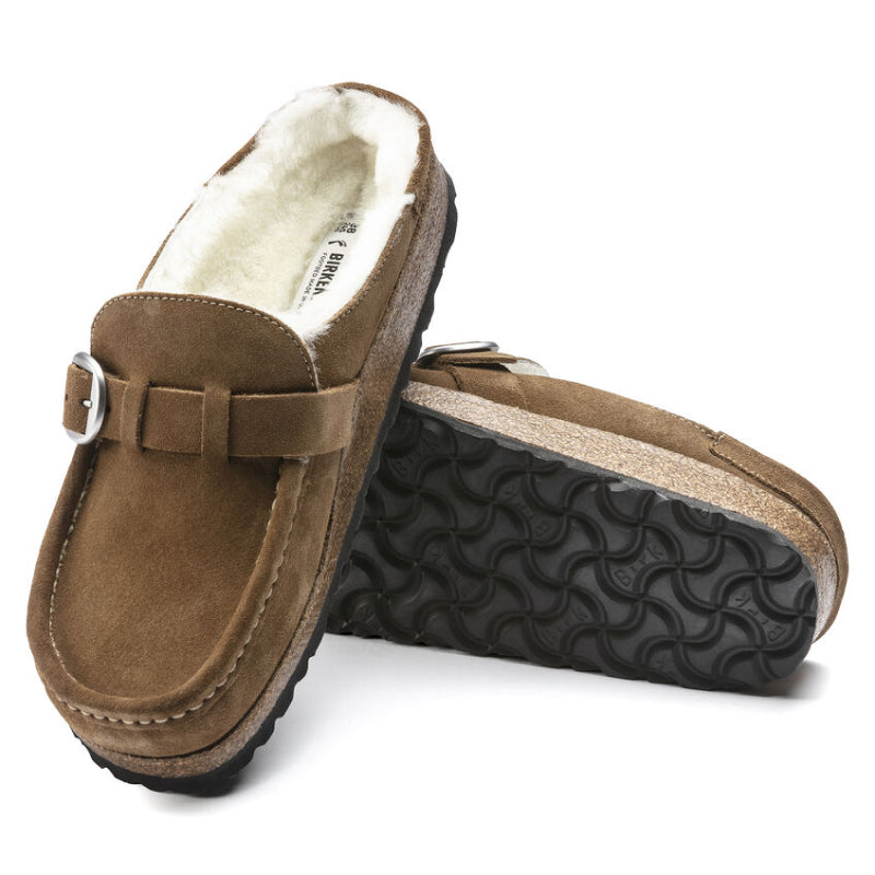 Birkenstock Buckley Shearling Suede - Narrow