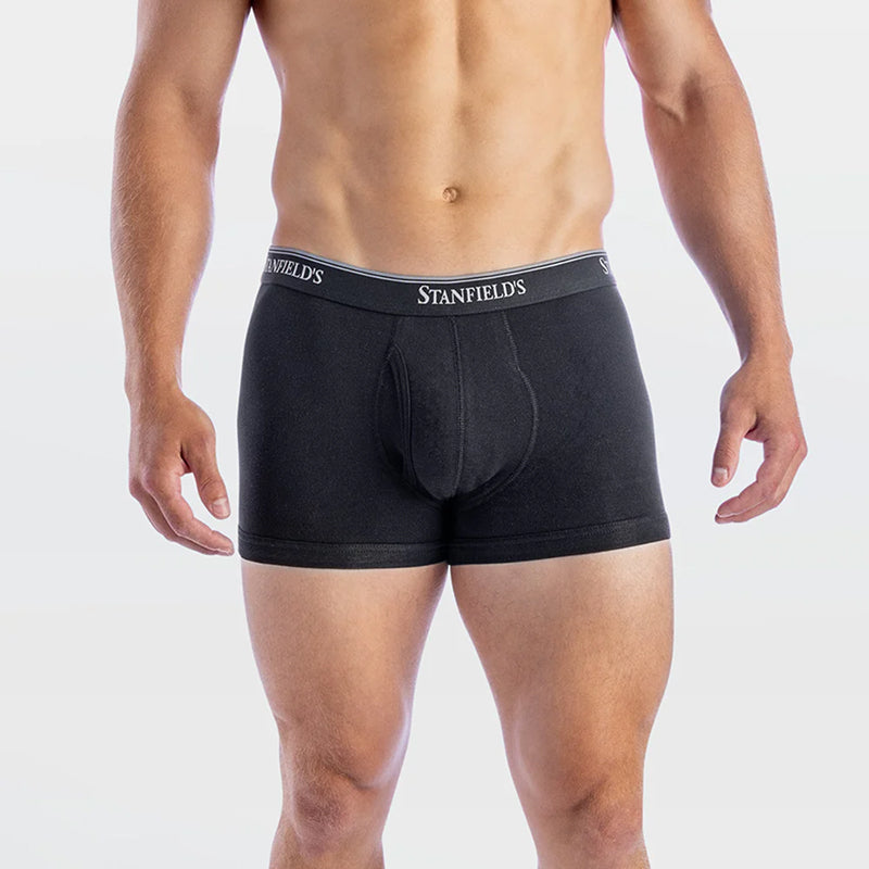 Stanfield's FLEX Cotton Rib Stretch Trunks - 2 Pack