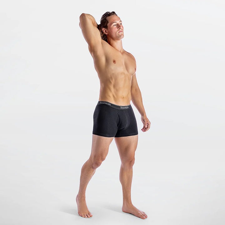 Stanfield's FLEX Cotton Rib Stretch Trunks - 2 Pack