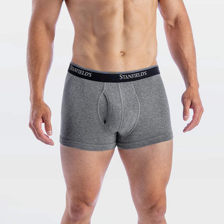 Stanfield's 2PK FLEX Cotton Rib Stretch Boxer Briefs - 2 Pack