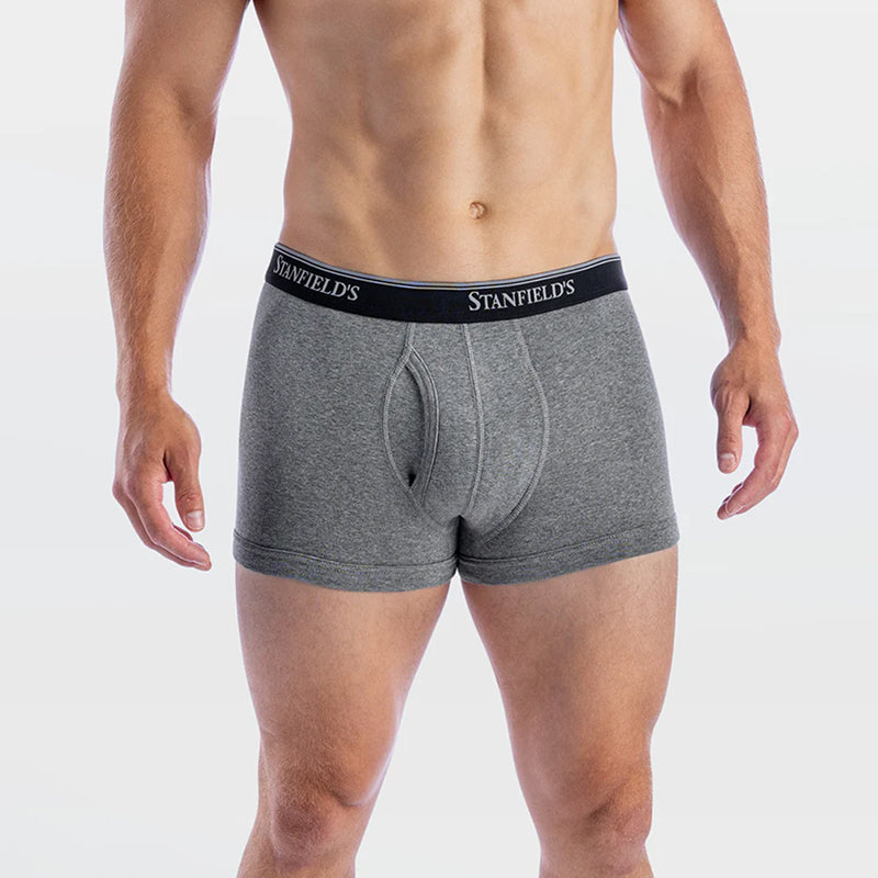 Stanfield's FLEX Cotton Rib Stretch Trunks - 2 Pack