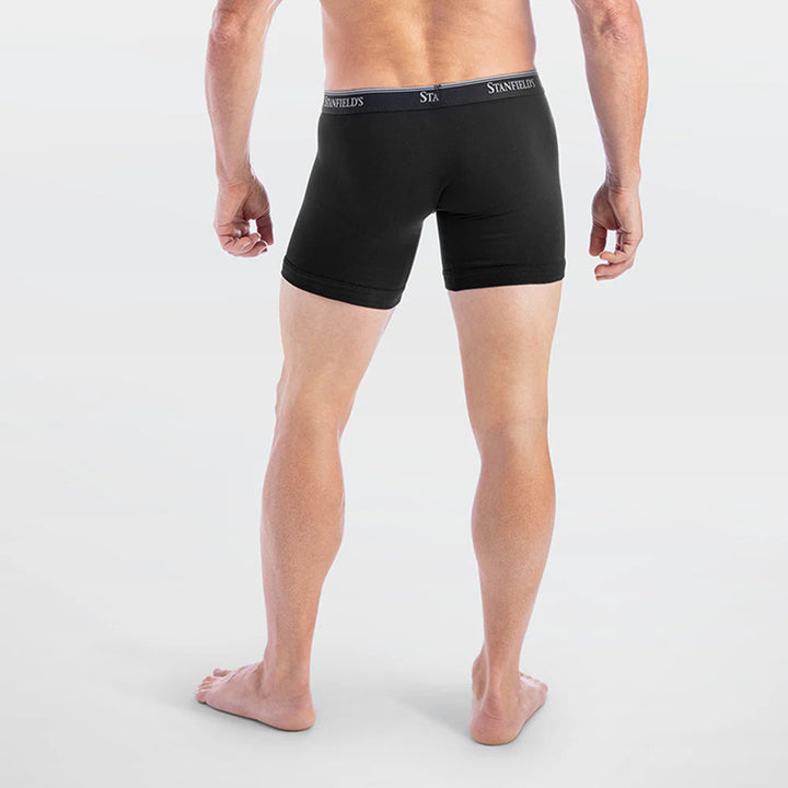 Stanfield's 2PK FLEX Cotton Rib Stretch Boxer Briefs - 2 Pack