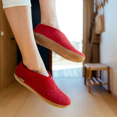 Glerups Shoe - Leather - Red