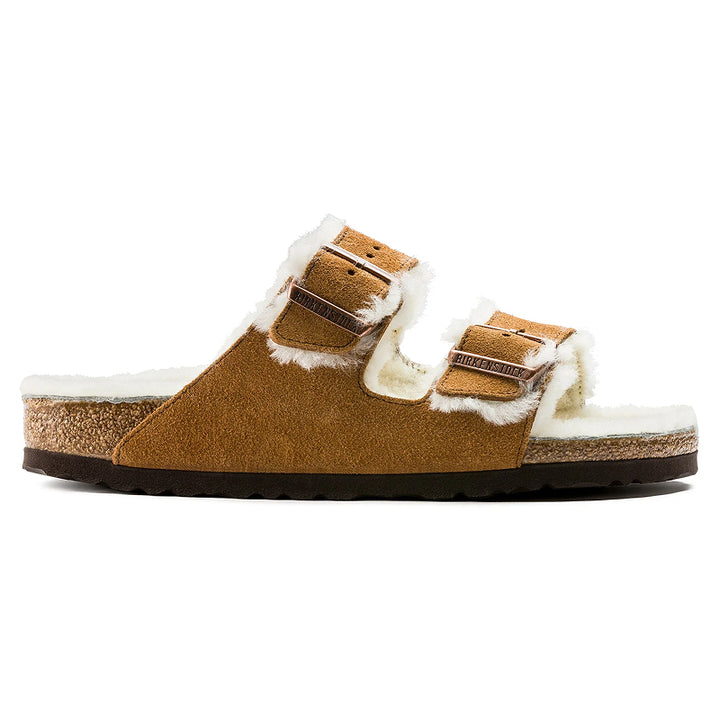 Birkenstock Arizona Vison Shearling Sandale - Régulier