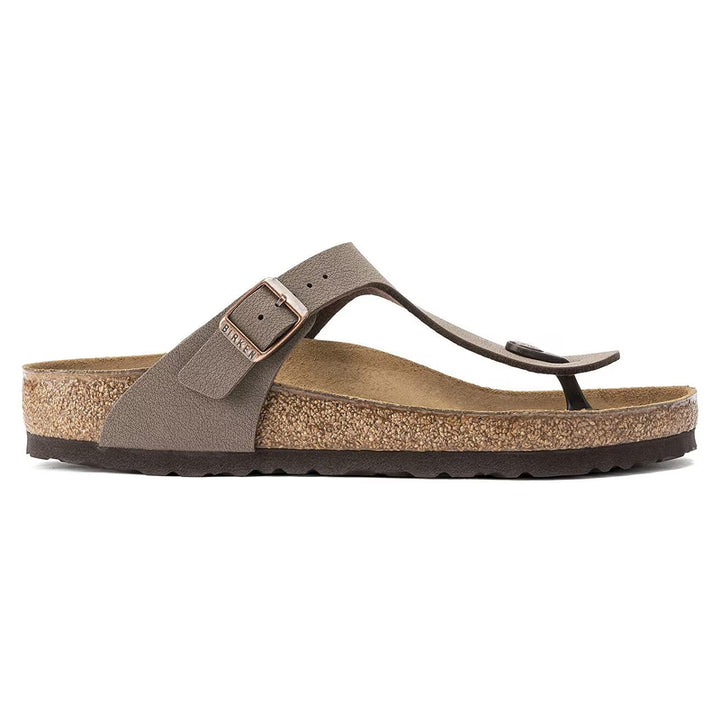 Birkenstock Gizeh Moka Birkibuc - Étroit