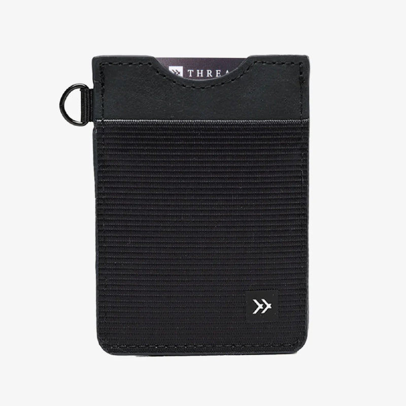 Thread Black Vertical Wallet