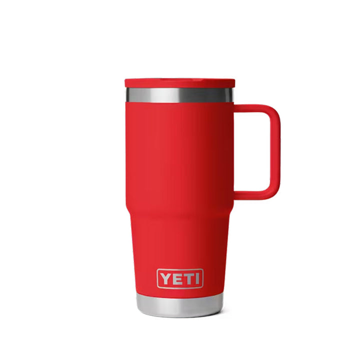 Yeti 20 oz Rambler Travel Mug with Color-Matched Straw Lid