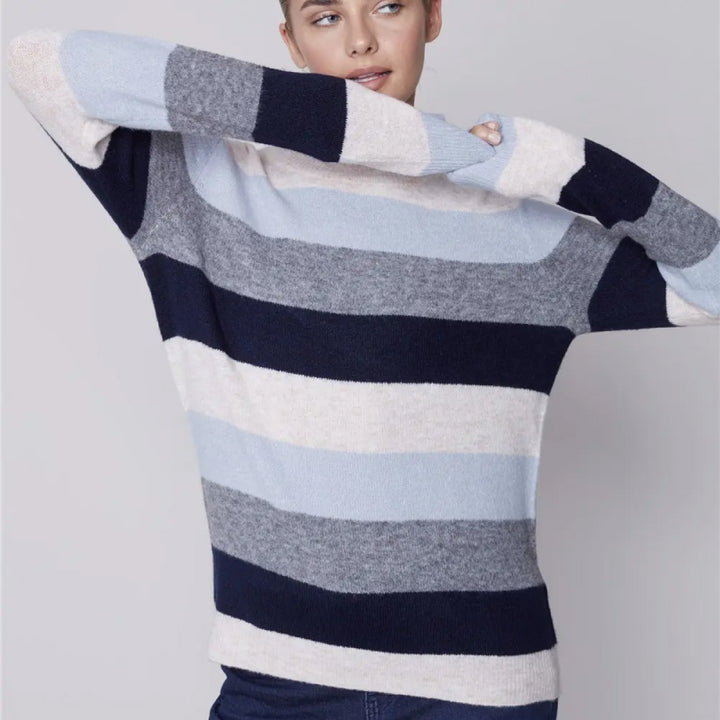 Charlie B Striped Sweater