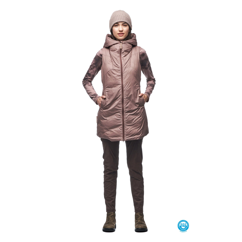 Gilet isolant en duvet avec fermeture éclair intégrale Indyeva Selimut