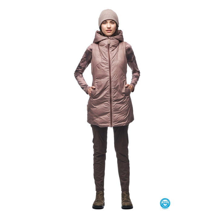 Gilet isolant en duvet avec fermeture éclair intégrale Indyeva Selimut