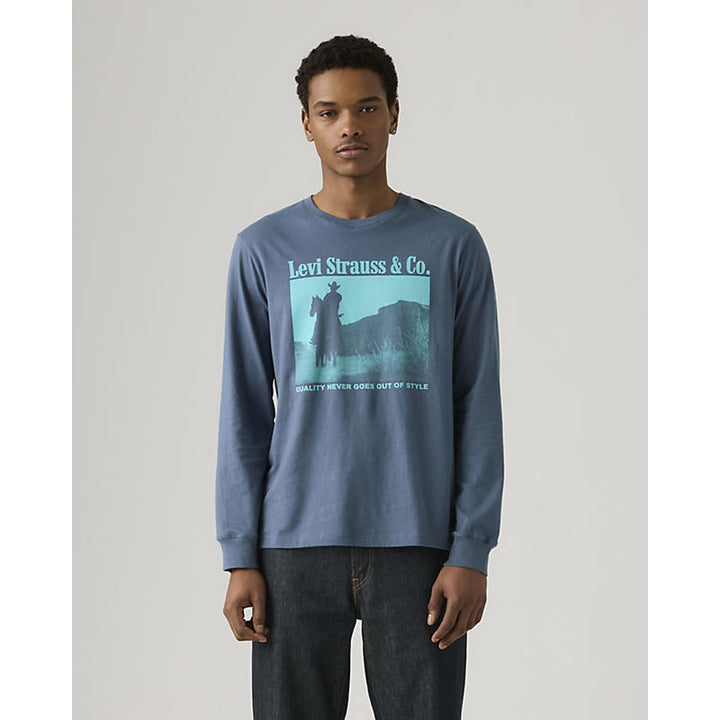 Levi's Men's Long Sleeve Graphic Tee Archival Western