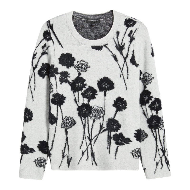 Liverpool Jacquard Crew Neck Sweater