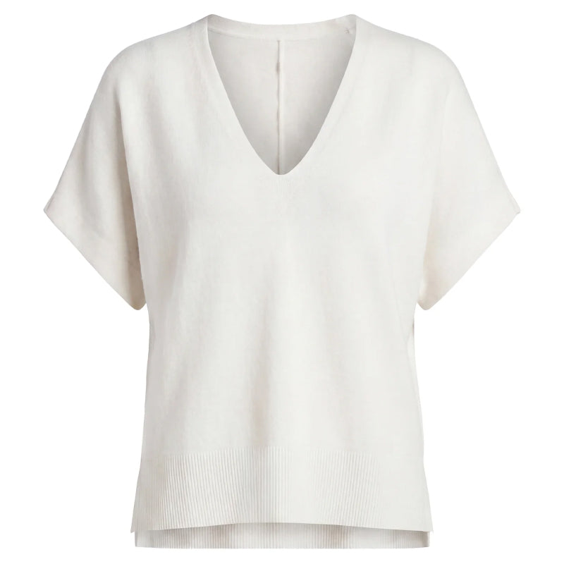 Liverpool Short Sleeve V-neck Dolman Sweater