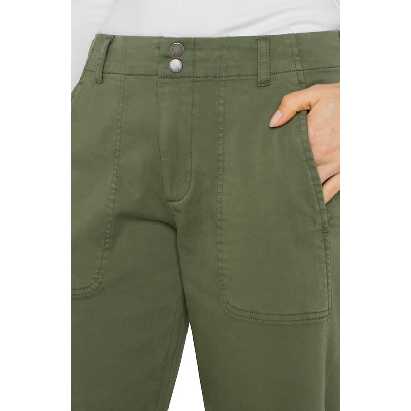 Liverpool Utility Crop with Tab Hem 26"