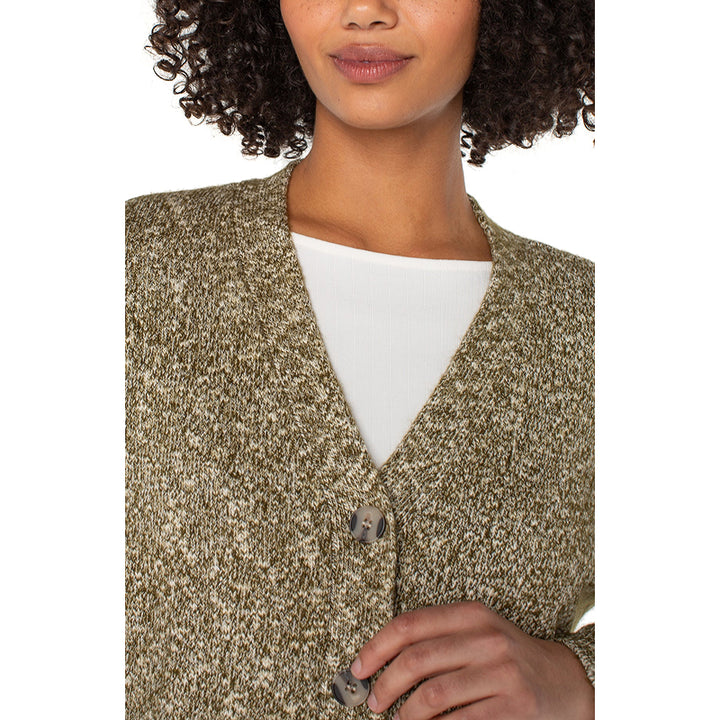 Liverpool Balloon Sleeve V Neck Cardigan