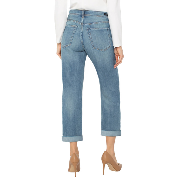 Liverpool Keeper Boyfriend Roll Cuff avec braguette zippée Entrejambe 29''/26''