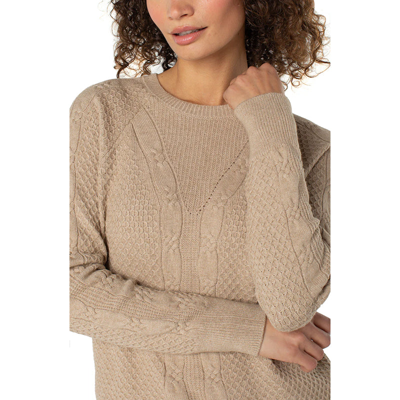 Liverpool Long Sleeve Crew Neck Raglan Sweater