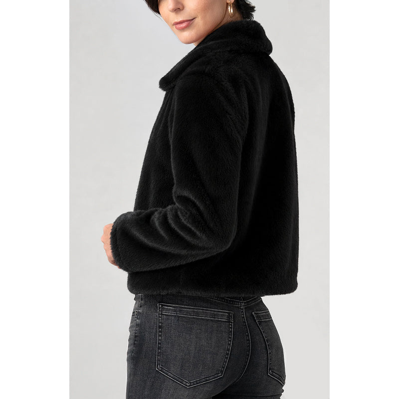 Veste Liverpool à col en fausse fourrure