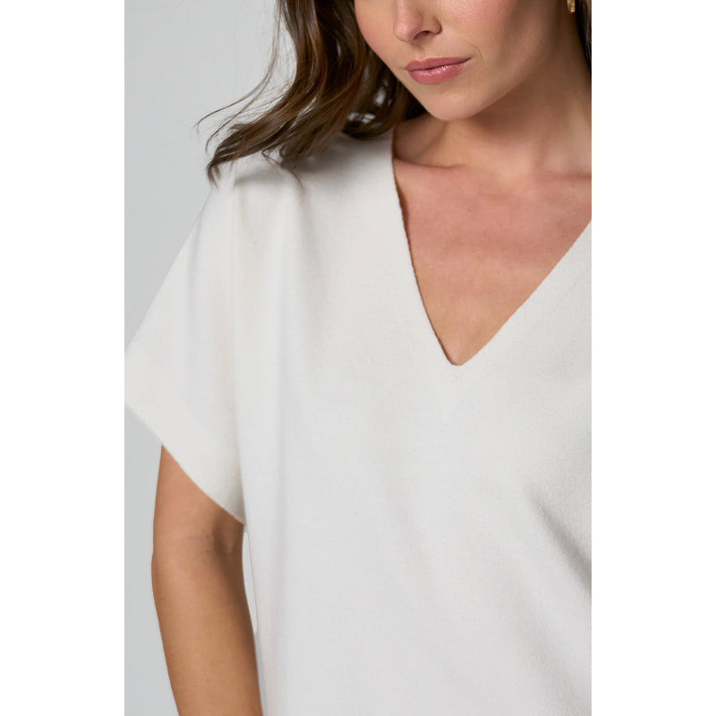 Liverpool Short Sleeve V-neck Dolman Sweater