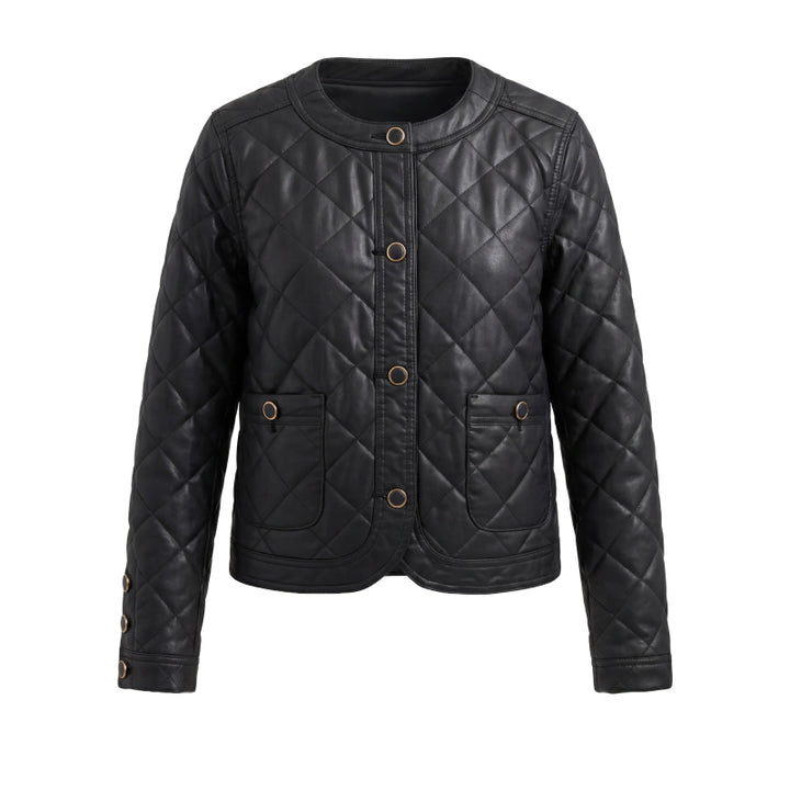 Liverpool Quilted Collarless Jacket