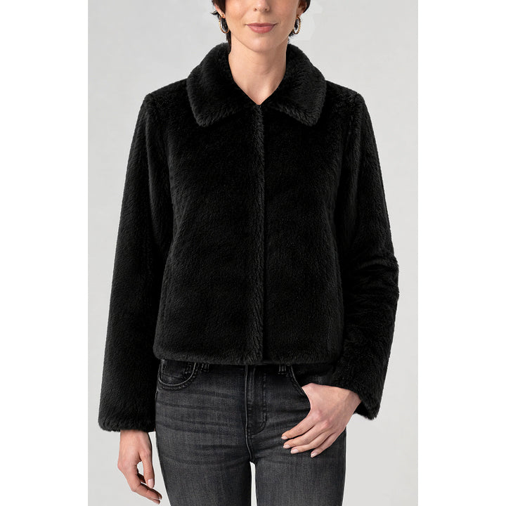 Veste Liverpool à col en fausse fourrure