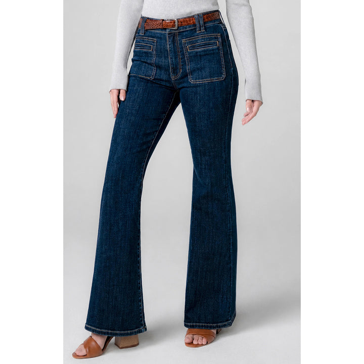 Liverpool Hannah Flare With Vintage Patch Pocket
