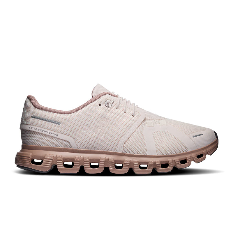 White running shoe on a white background