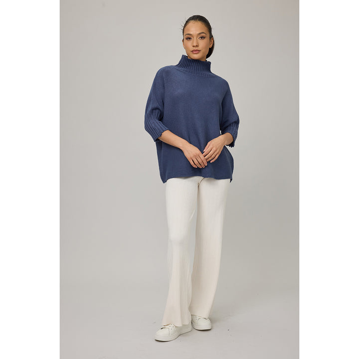 Pistache Leisure Rib Knit Pant