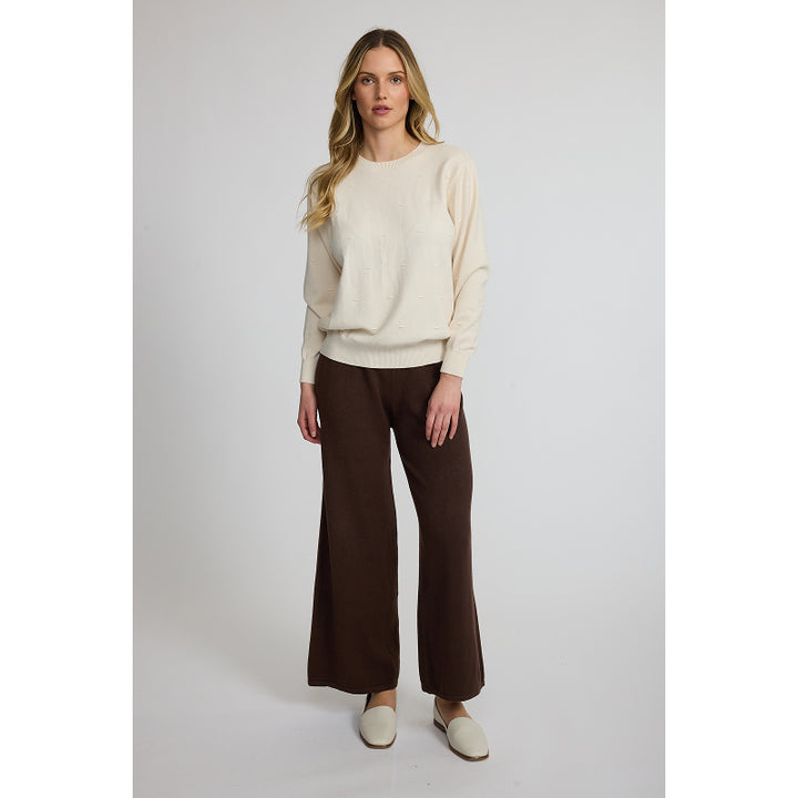 Pistache Fine Knit Ankle Pant