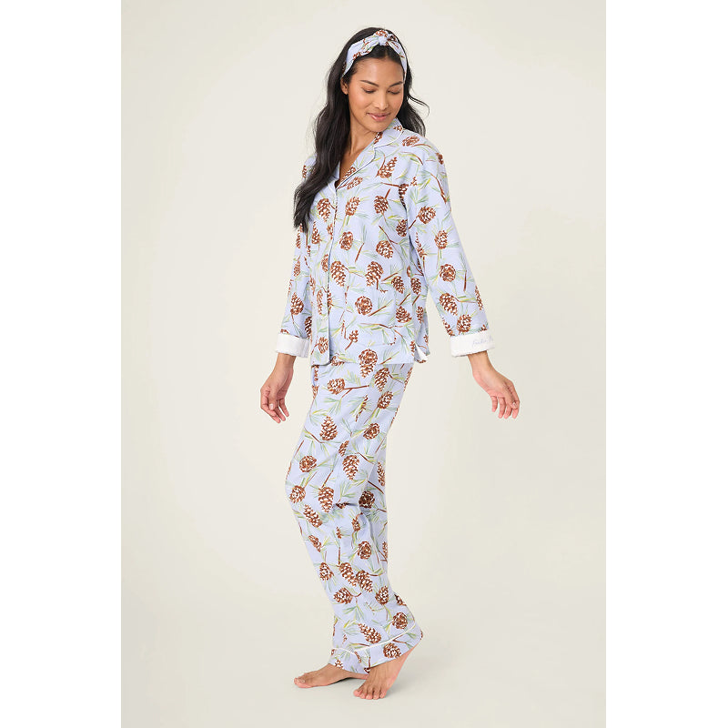PJ Salvage Feelin' Pine 3-Piece Winter Print Flannel PJ Set