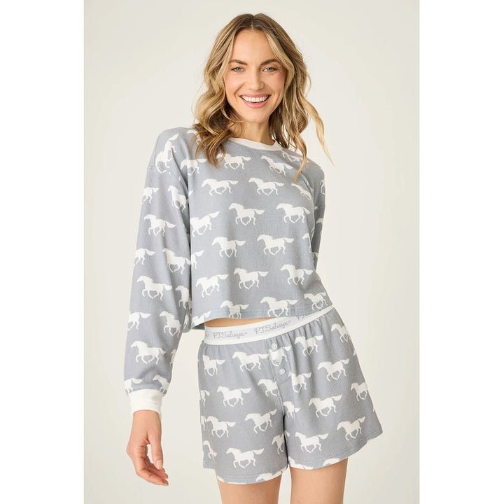 PJ Salvage Boyfriend Boxer Set