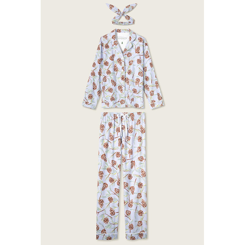 PJ Salvage Feelin' Pine 3-Piece Winter Print Flannel PJ Set