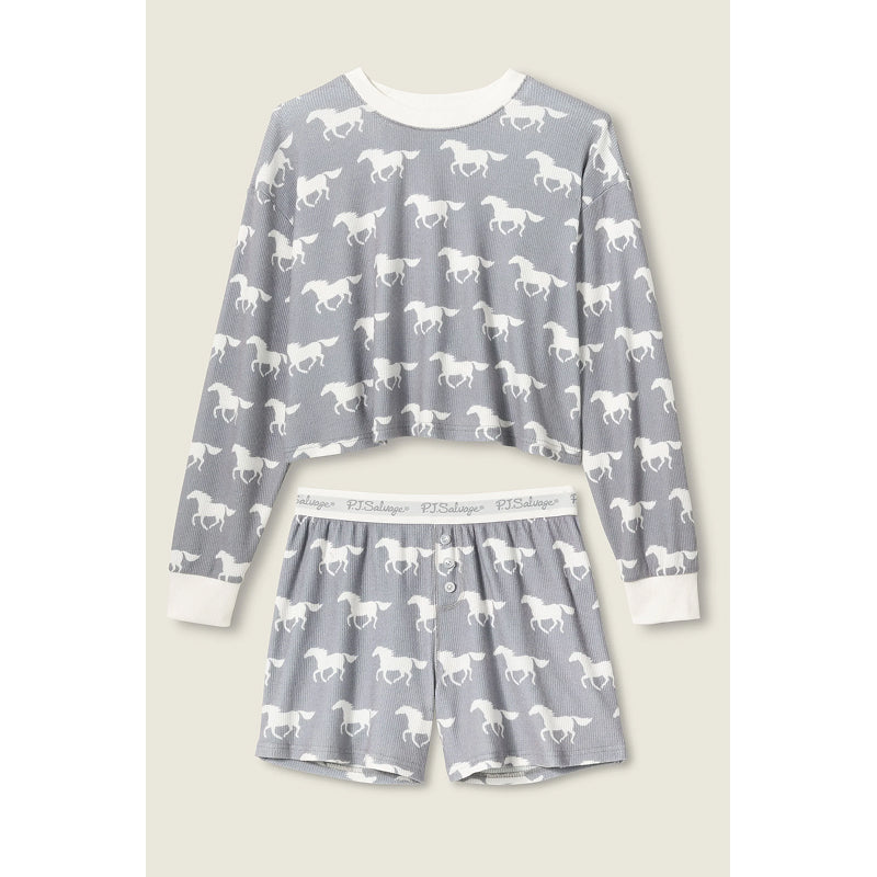 PJ Salvage Boyfriend Boxer Set