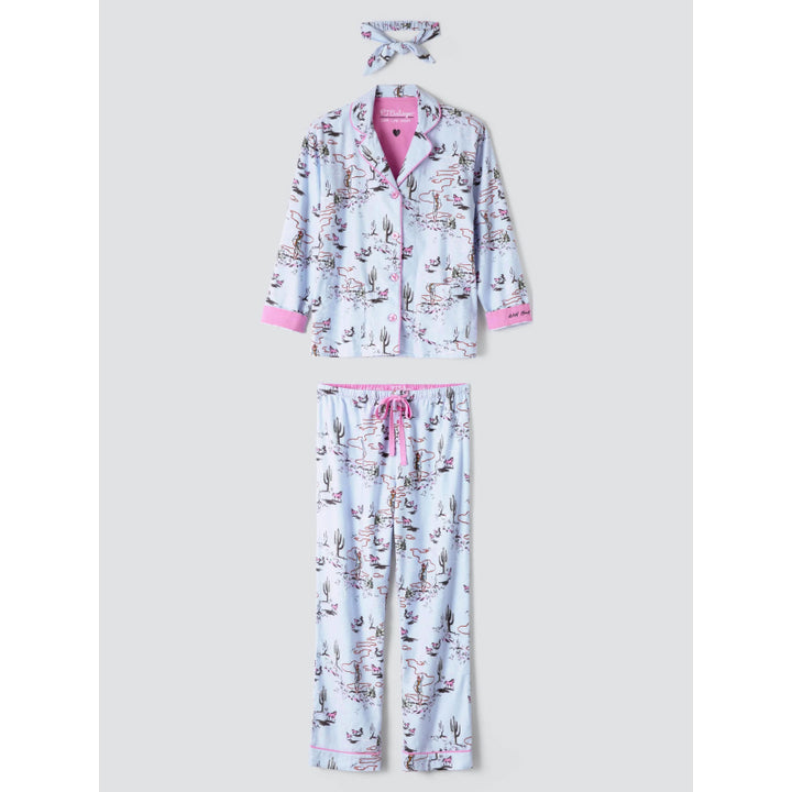 PJ Salvage Wild Heart Western Cozy Flannel PJ Set