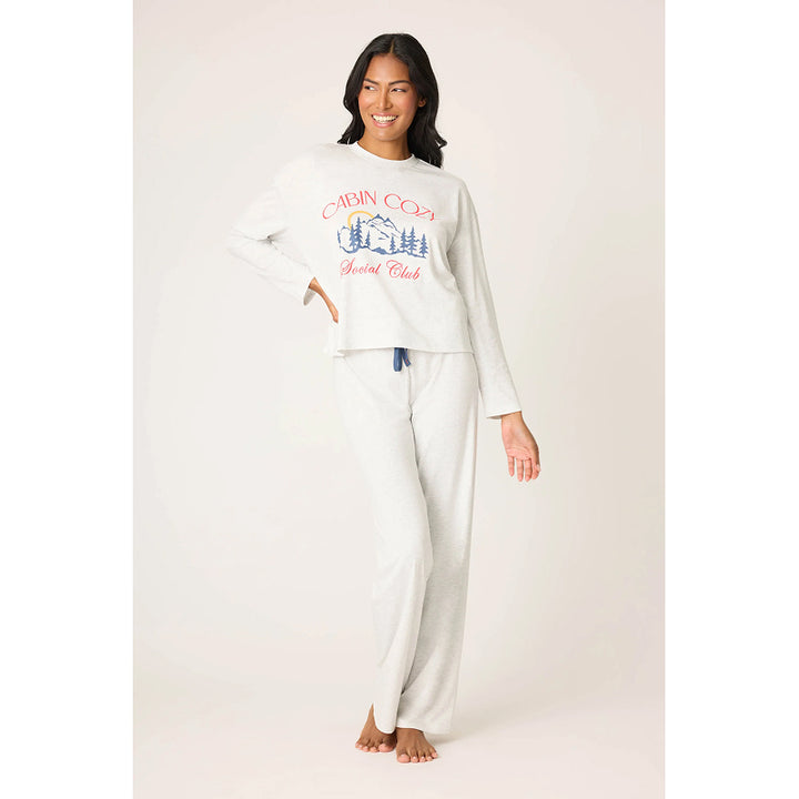 PJ Salvage Holiday Softee Long Sleeve Lounge Set