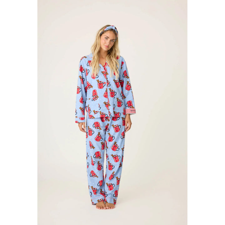 PJ Salvage Hug In A Mug Flannel PJ Set