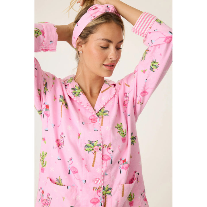 PJ Salvage Flamingo Flannel PJ Set