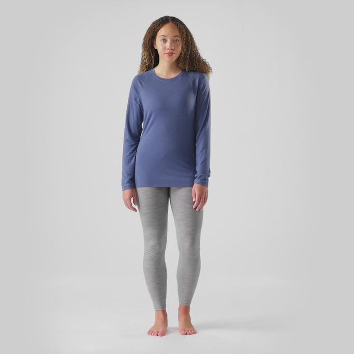 Haut de couche de base mérinos ras du cou Smartwool Classic toutes saisons pour femme en boîte