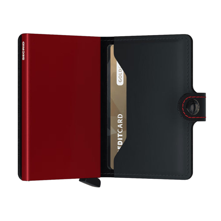 Secrid Miniwallet Matte Black & Red