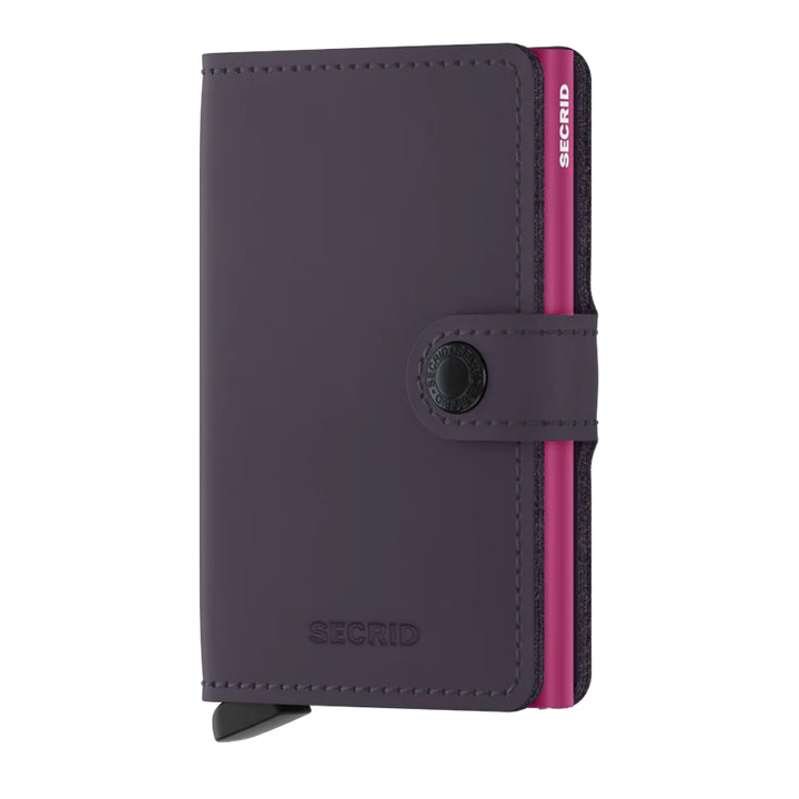 Secrid Miniwallet - Matte Dark Purple Fuchsia