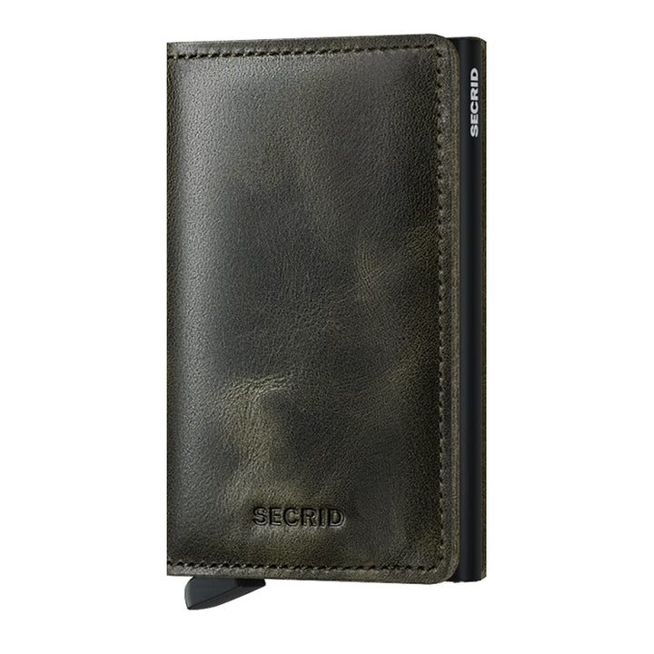 Secrid Slimwallet Vintage Olive Black