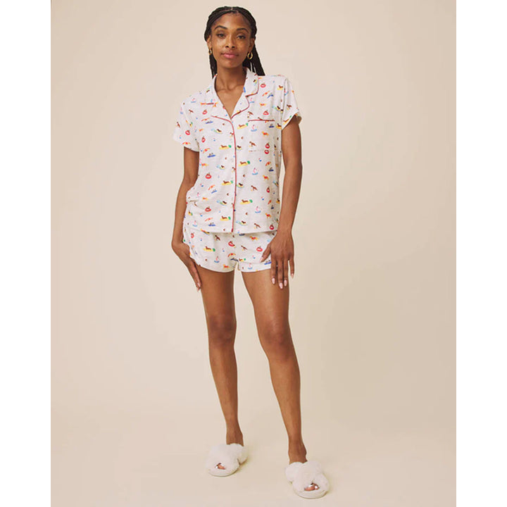 Splendid Flora Pillow Soft Short Set
