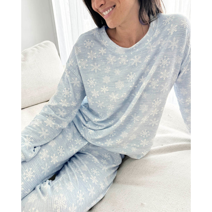 Splendid Marna Waffle Thermal PJ Set