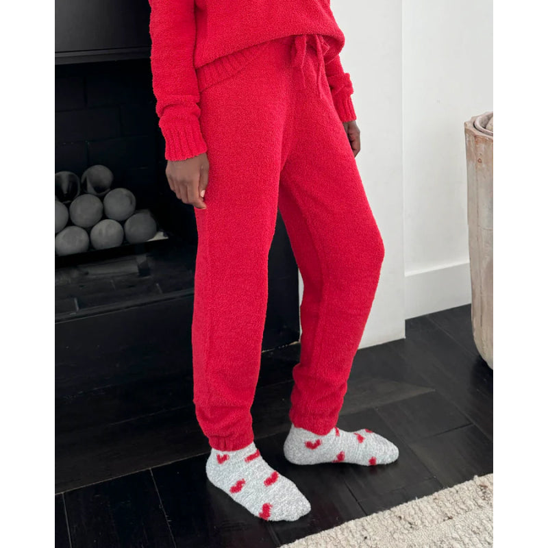 Splendid Fuzzy Sweater PJ Set