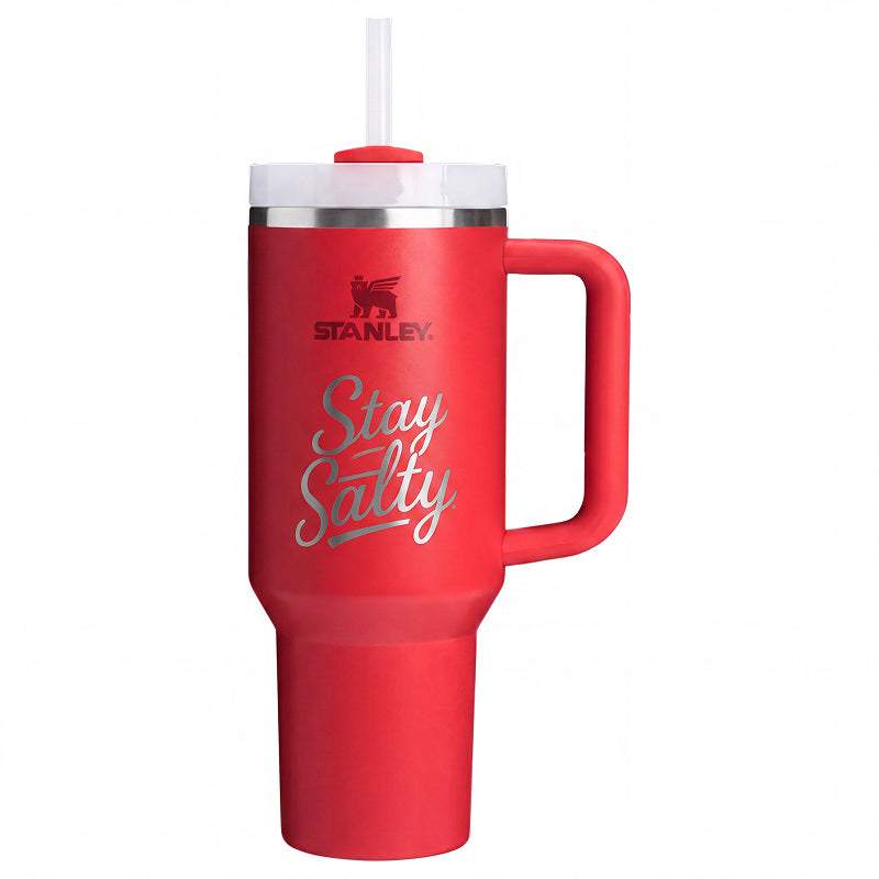 Laser Engraved 40 oz Stanley Quencher | Stay Salty